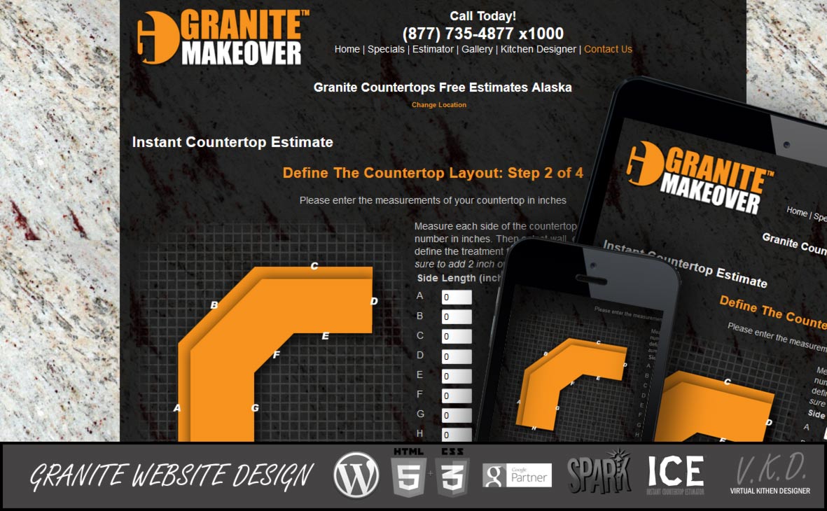 Countertop Website Design