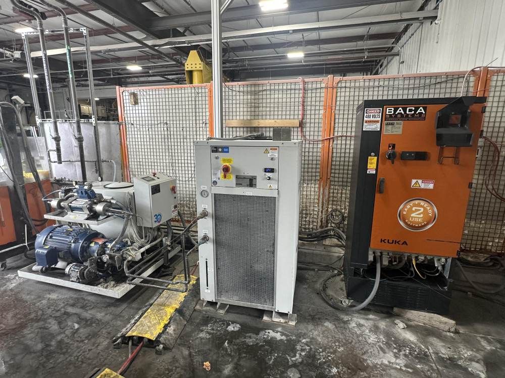 For Sale Used 2022 BACA Systems 2.0 RSJ 202 Sawjet Dual Table