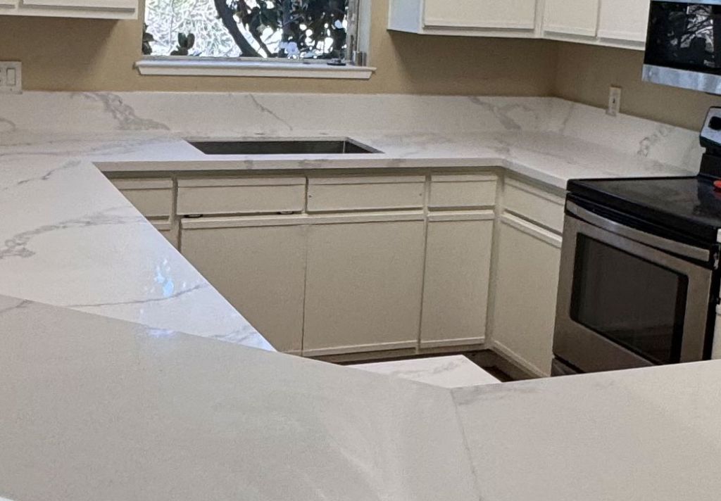Calacatta Quartz Countertop Installation - San Jose Apartment